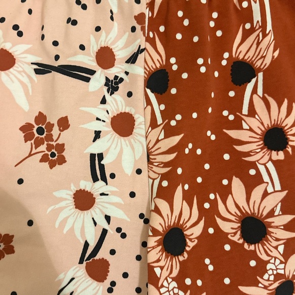 Nike Pink and Orange High Waist Floral Shorts - Picture 4 of 5